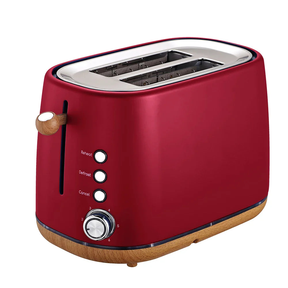 KTX-306963 Stainless Steel 2 Slice Electric Bread Toaster with Smart Features