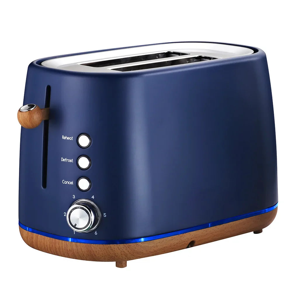 KTX-306963 Stainless Steel 2 Slice Electric Bread Toaster with Smart Features