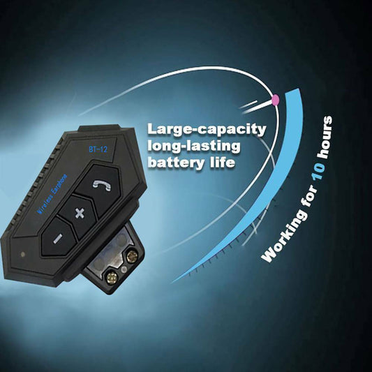 KTX-115091 Bluetooth Motorcycle Helmet Headset with Long Battery Life and Reliable Connectivity