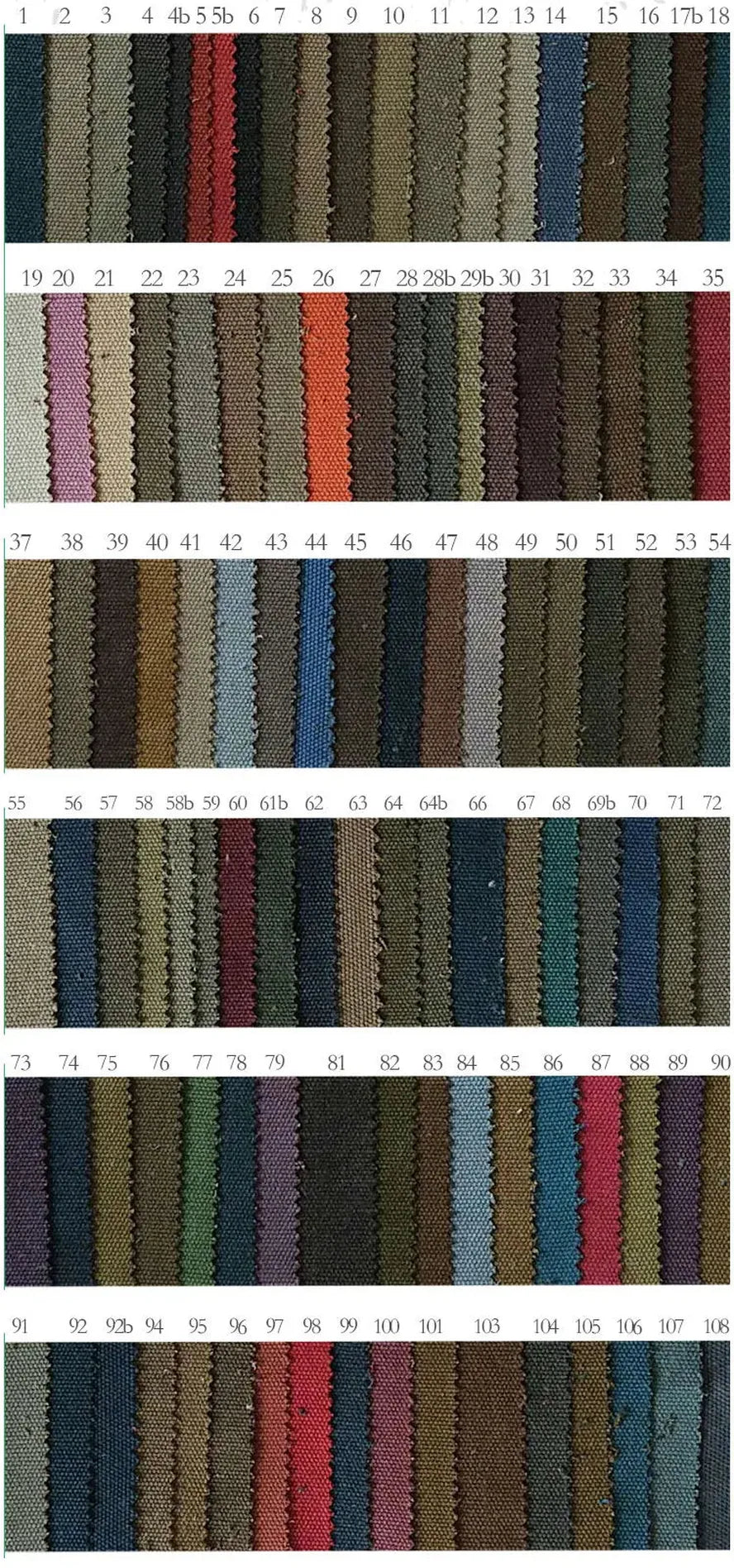 KTX-498131 Waterproof Canvas Toiletry Bag with Leather Accents for Travel and Storage