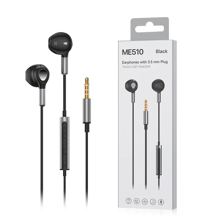KTX-584019 Wired Earbuds with Microphone and Volume Control for iPhone - 3.5mm Connection