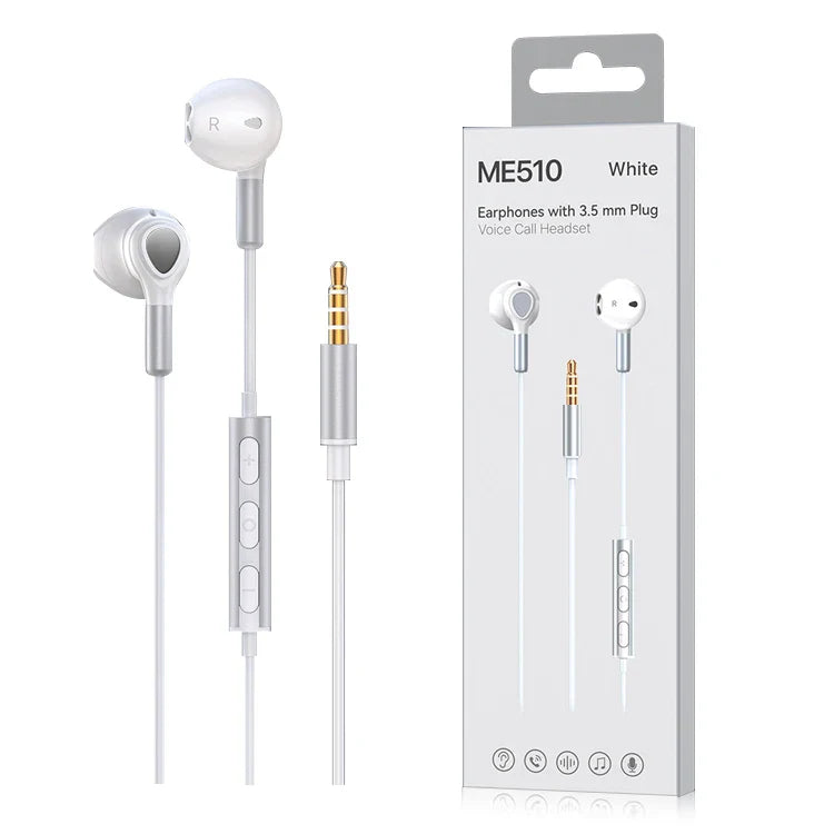 KTX-584019 Wired Earbuds with Microphone and Volume Control for iPhone - 3.5mm Connection