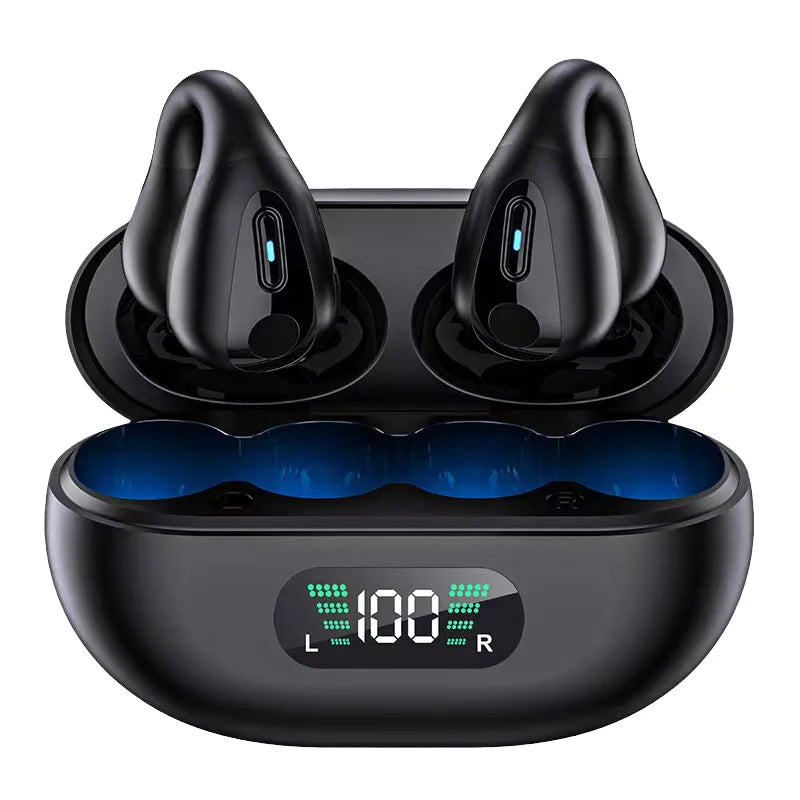 KTX-738963 AI Translation Bluetooth Headset with Long Battery Life and LED Display for Enhanced Air Conduction