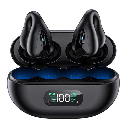 KTX-738963 AI Translation Bluetooth Headset with Long Battery Life and LED Display for Enhanced Air Conduction