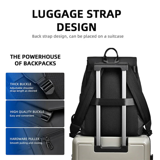KTX-590995 Custom 17-Inch Casual Laptop Backpack for Men and Students