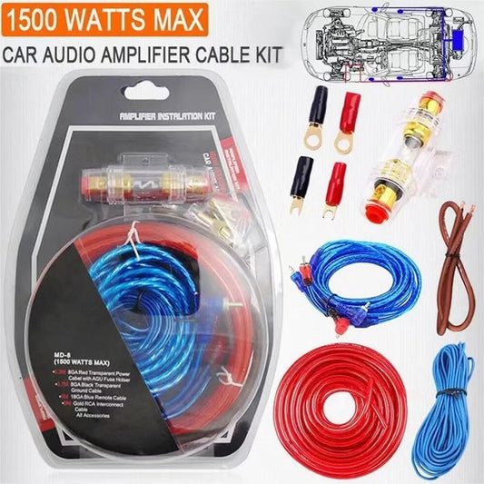 KTX-267859 RCA Audio Cable with Copper-Clad Aluminum Core for Subwoofer Amplifier Connection
