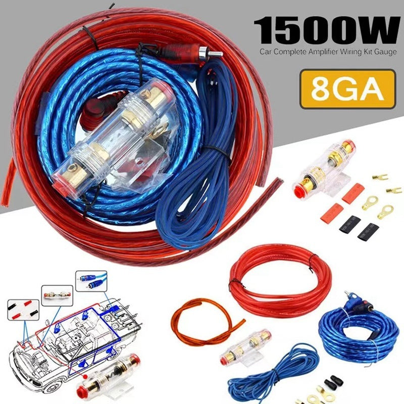 KTX-267859 RCA Audio Cable with Copper-Clad Aluminum Core for Subwoofer Amplifier Connection