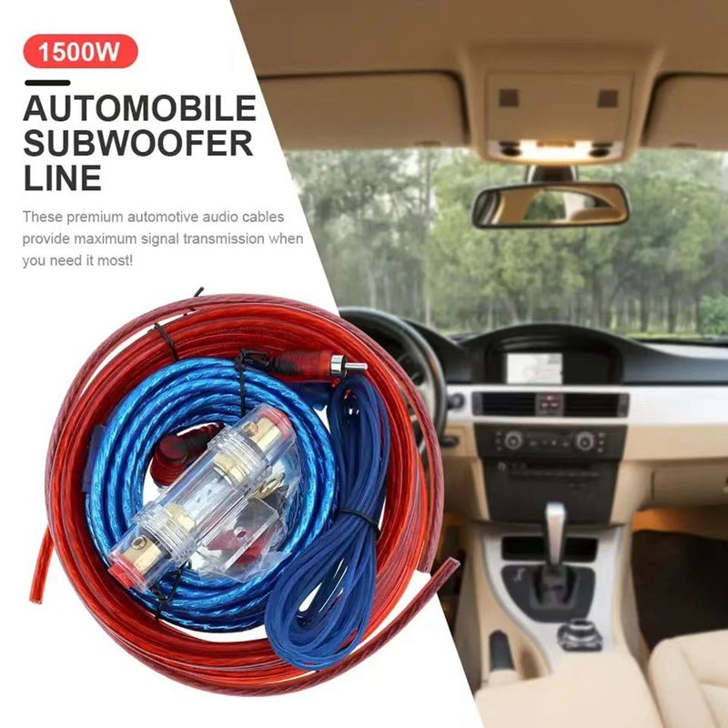 KTX-267859 RCA Audio Cable with Copper-Clad Aluminum Core for Subwoofer Amplifier Connection