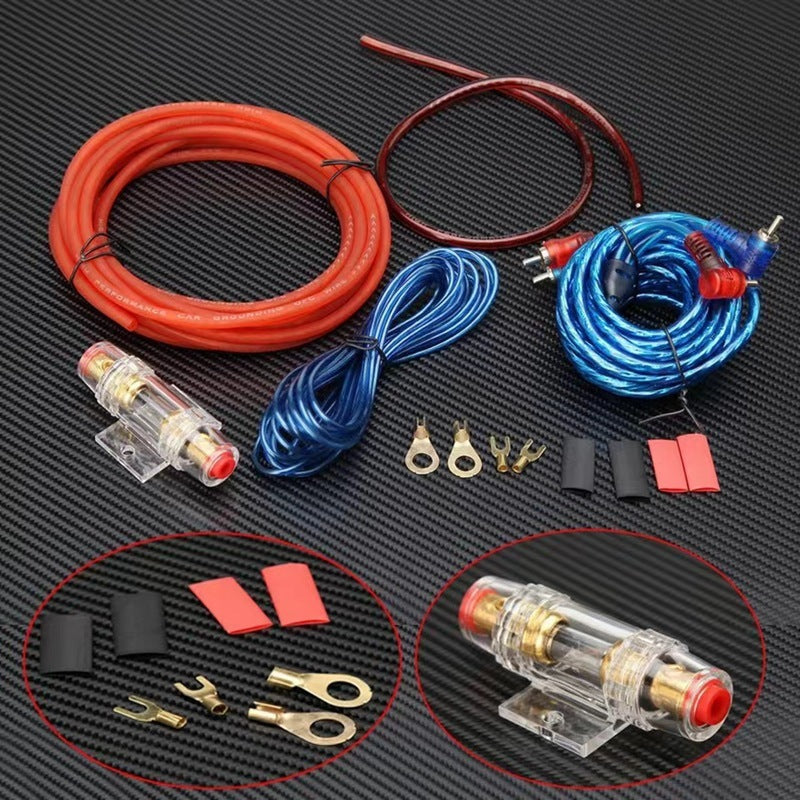 KTX-267859 RCA Audio Cable with Copper-Clad Aluminum Core for Subwoofer Amplifier Connection