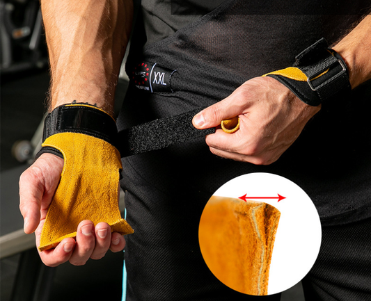 KTX-734227 Gymnastics Hand Grips Fitness Gloves for Weight Lifting and Training