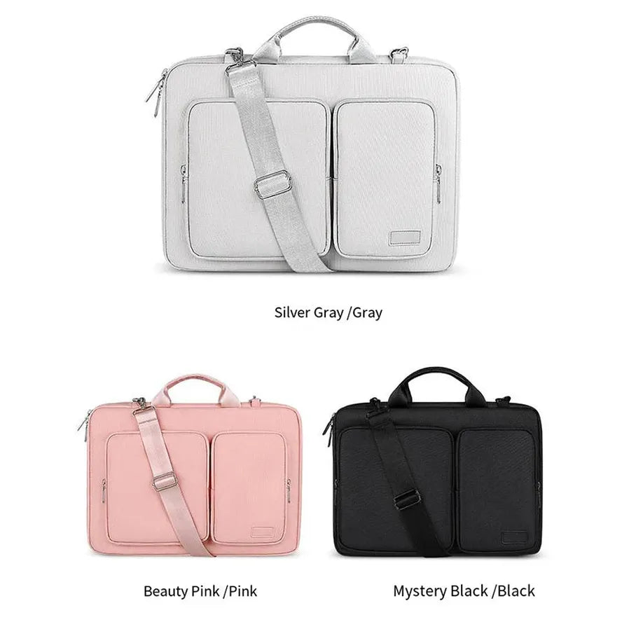 KTX-089107 Stylish Laptop Messenger Bag with Zipper Closure - Versatile Briefcase for Office Use