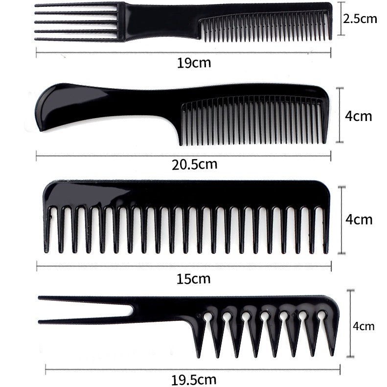 KTX-565331 10-Piece Hair Comb Set for Various Styling Needs