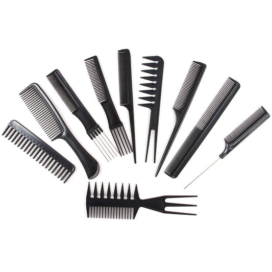 KTX-565331 10-Piece Hair Comb Set for Various Styling Needs