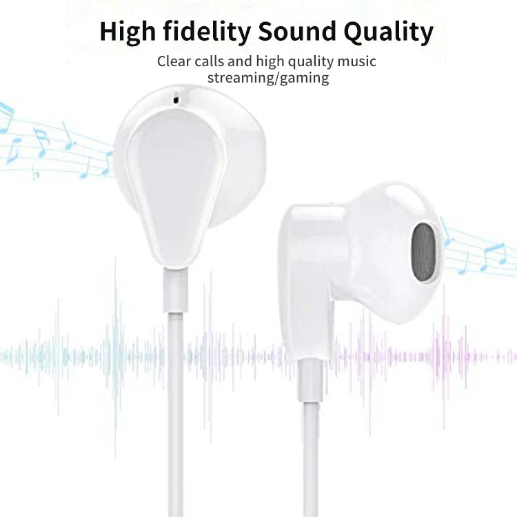 KTX-403219 Type-C Stereo Earbuds with Mic and Volume Control for iPhone 15