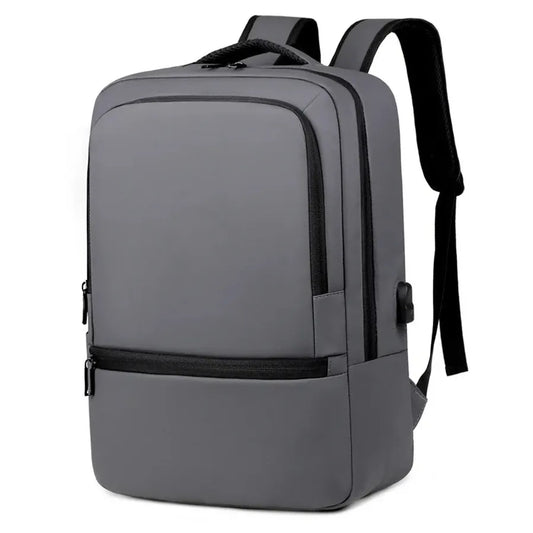 KTX-519699 Lightweight Waterproof Laptop Backpack with USB Charging Port and High Capacity for Outdoor Use
