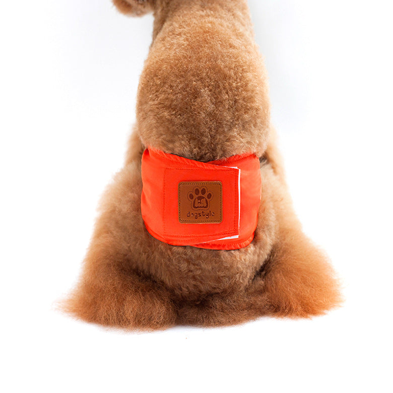 JMT-102218 Solid Color Physiology Pants for Male Dogs