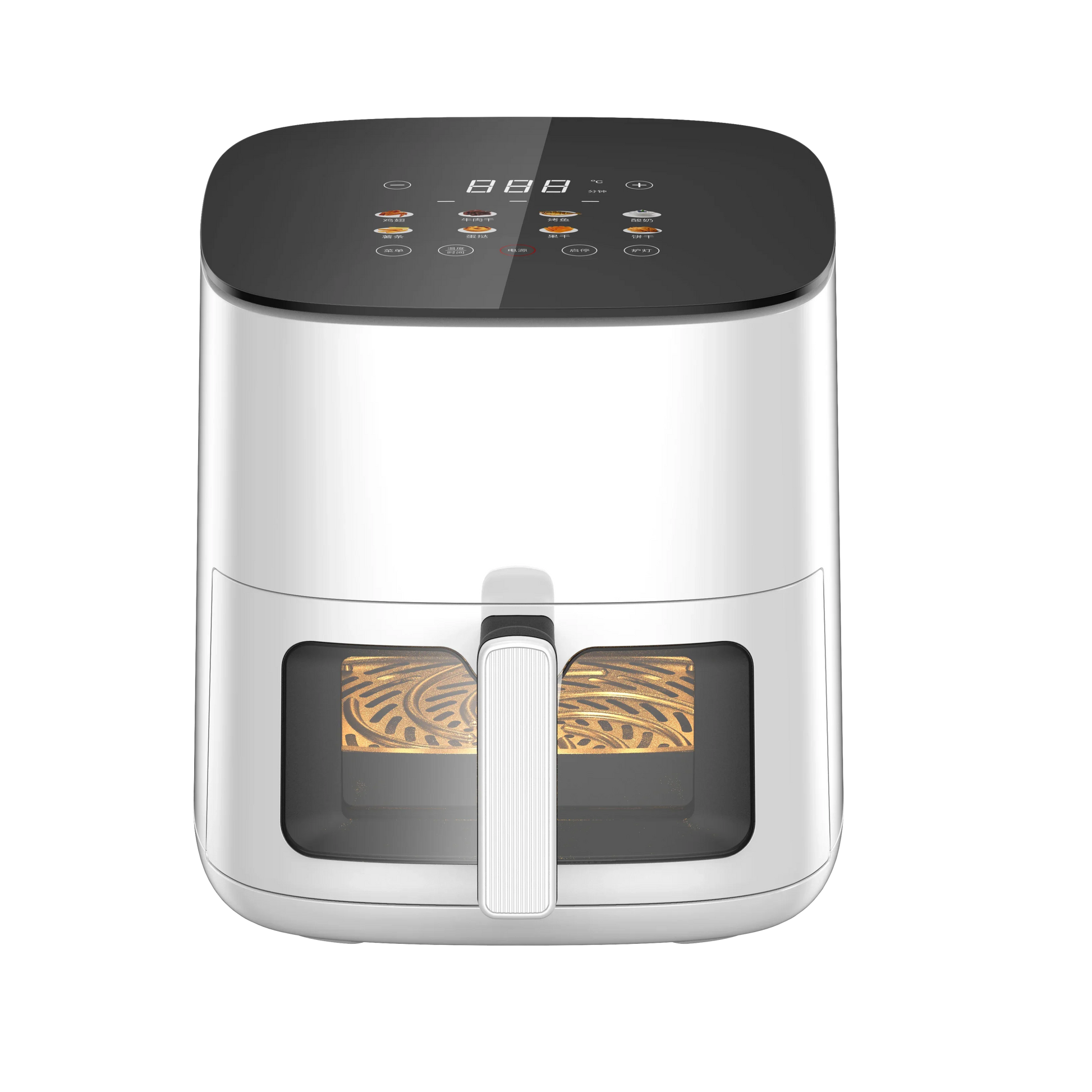 KTX-746131 Smart Digital Air Fryer with LED Display and Up-Down Heating System - Available in 3 Sizes (3L, 5L, 7L)