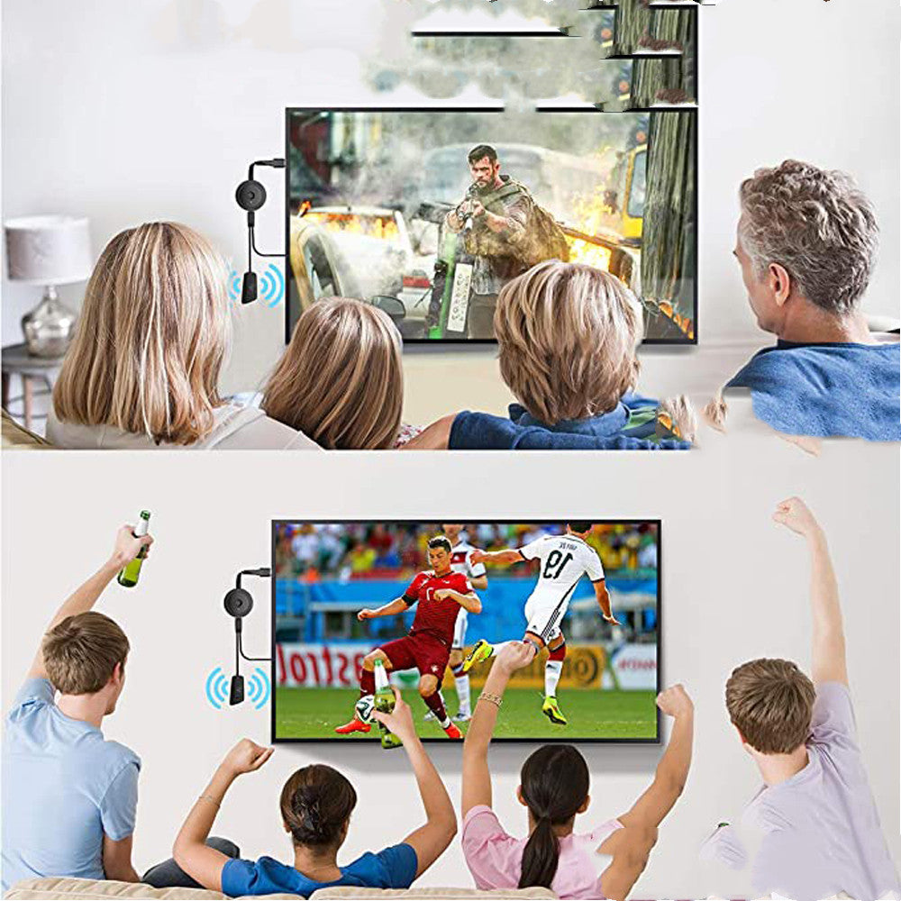 KTX-852755 Dual-Band Wireless WiFi Connector for TVs and Projectors, 1920x1080 Resolution, HDMI Output, 5G Storage