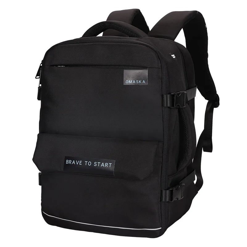 KTX-052051 Waterproof Nylon Laptop Backpack with USB Charging Port and Large Capacity for Students