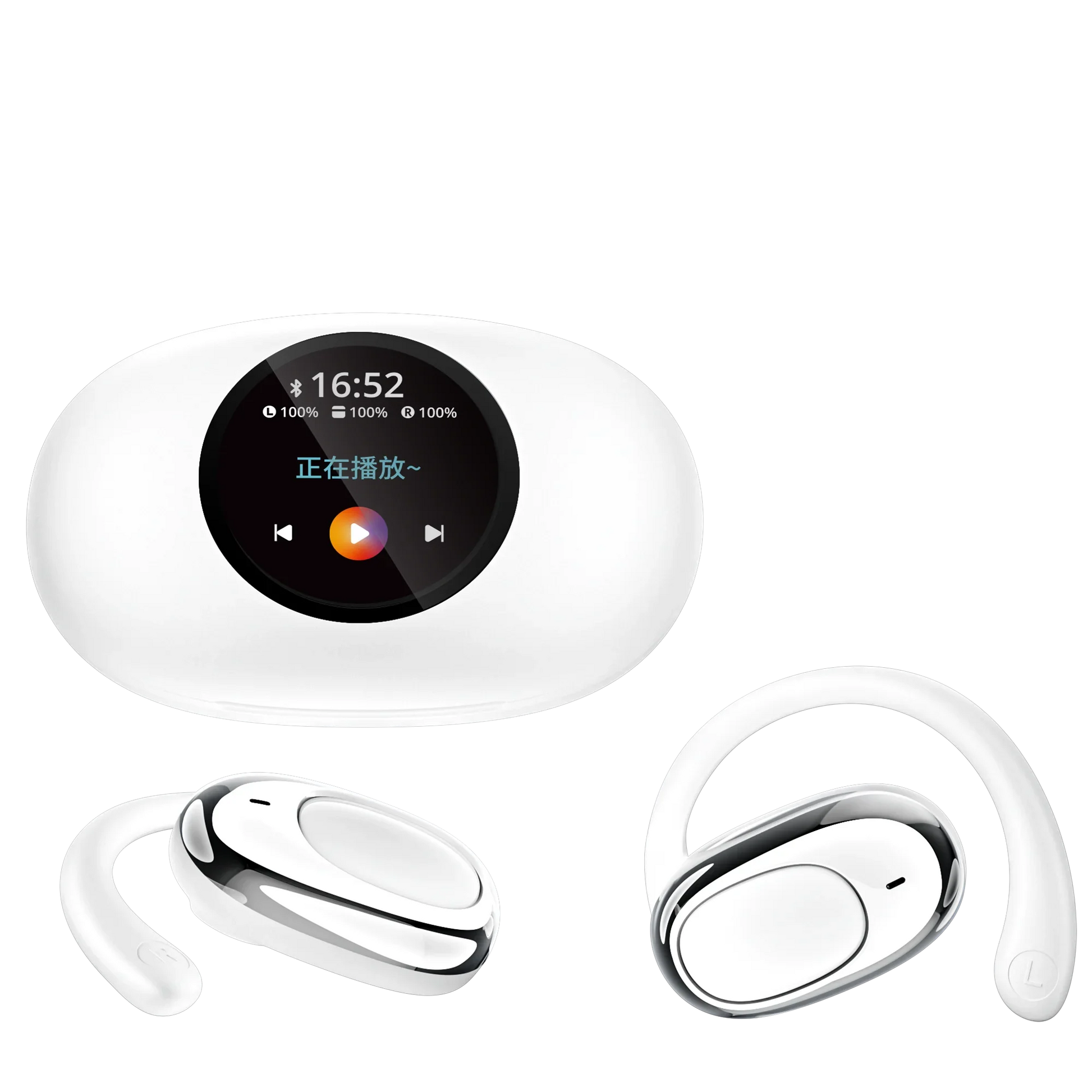 KTX-903955 Wireless Touch Screen Earbuds with ENC Noise Cancelling and LED Battery Indicator