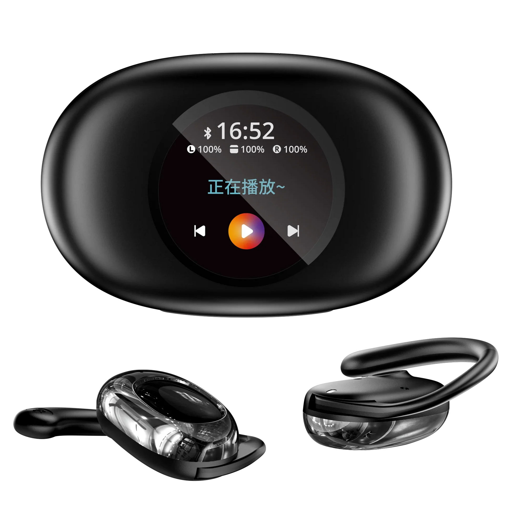 KTX-903955 Wireless Touch Screen Earbuds with ENC Noise Cancelling and LED Battery Indicator