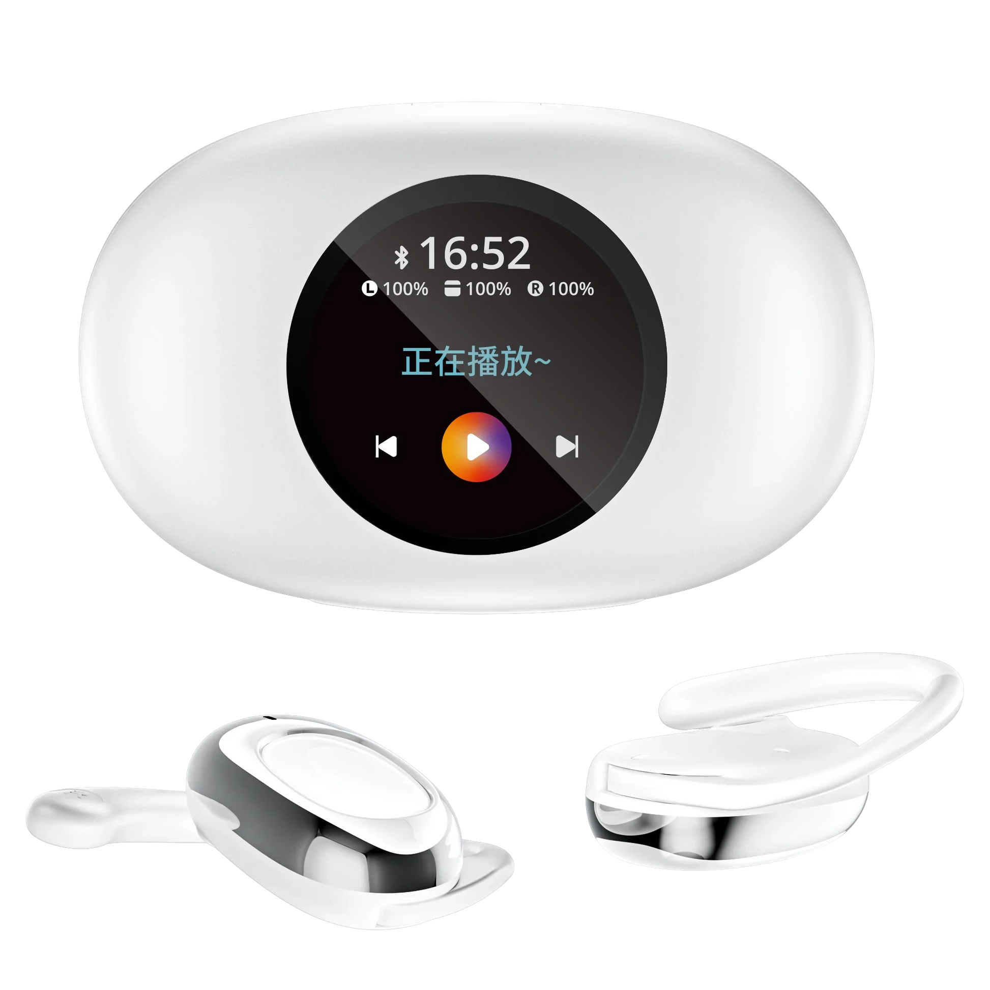 KTX-903955 Wireless Touch Screen Earbuds with ENC Noise Cancelling and LED Battery Indicator