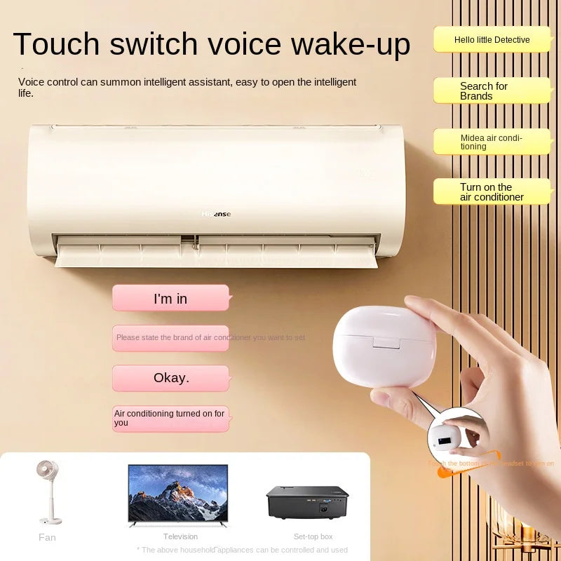 KTX-197715 Yuan Xiaoting Smart Voice-Controlled TWS Wireless Bluetooth In-Ear Headset with JL Chipset for Home Use