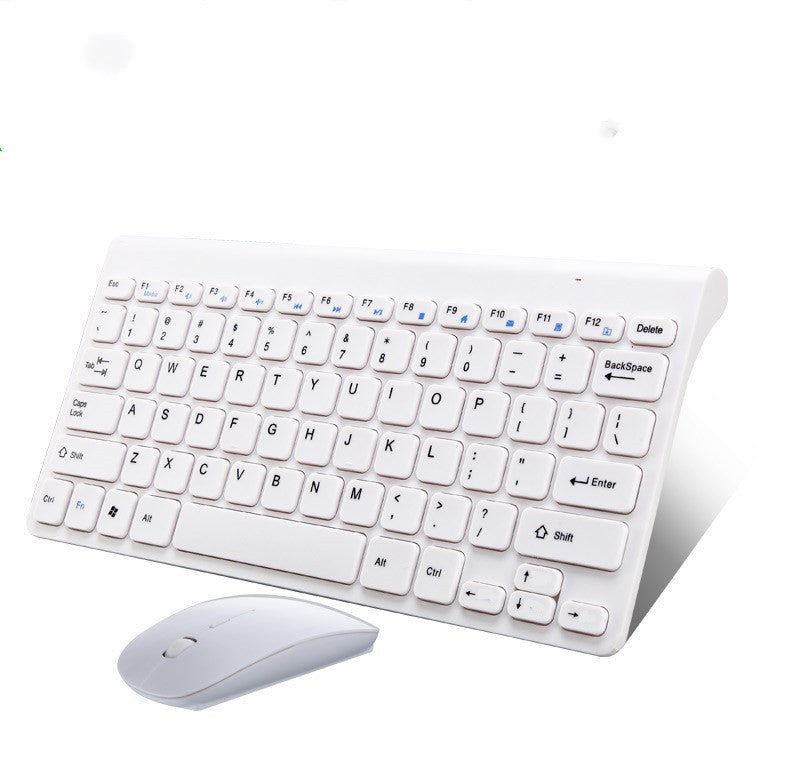 KTX-237907 Wireless Mouse and Keyboard Set with 10m Operating Range and 3 Million Key Life, Black & White
