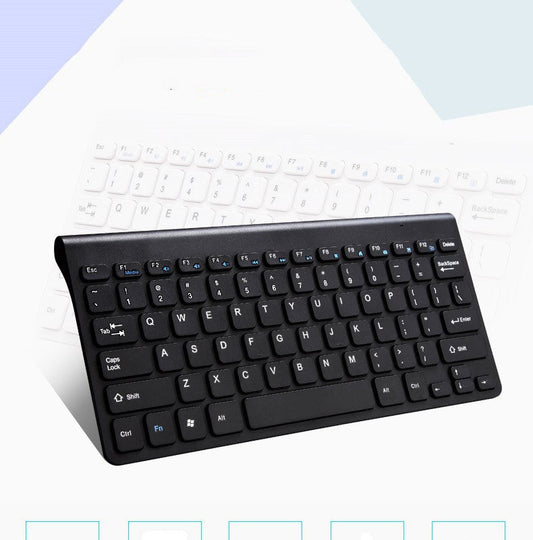KTX-237907 Wireless Mouse and Keyboard Set with 10m Operating Range and 3 Million Key Life, Black & White