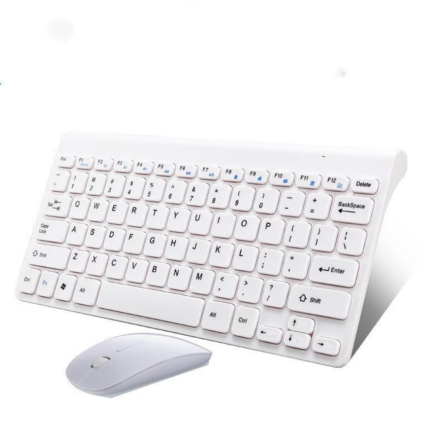 KTX-237907 Wireless Mouse and Keyboard Set with 10m Operating Range and 3 Million Key Life, Black & White