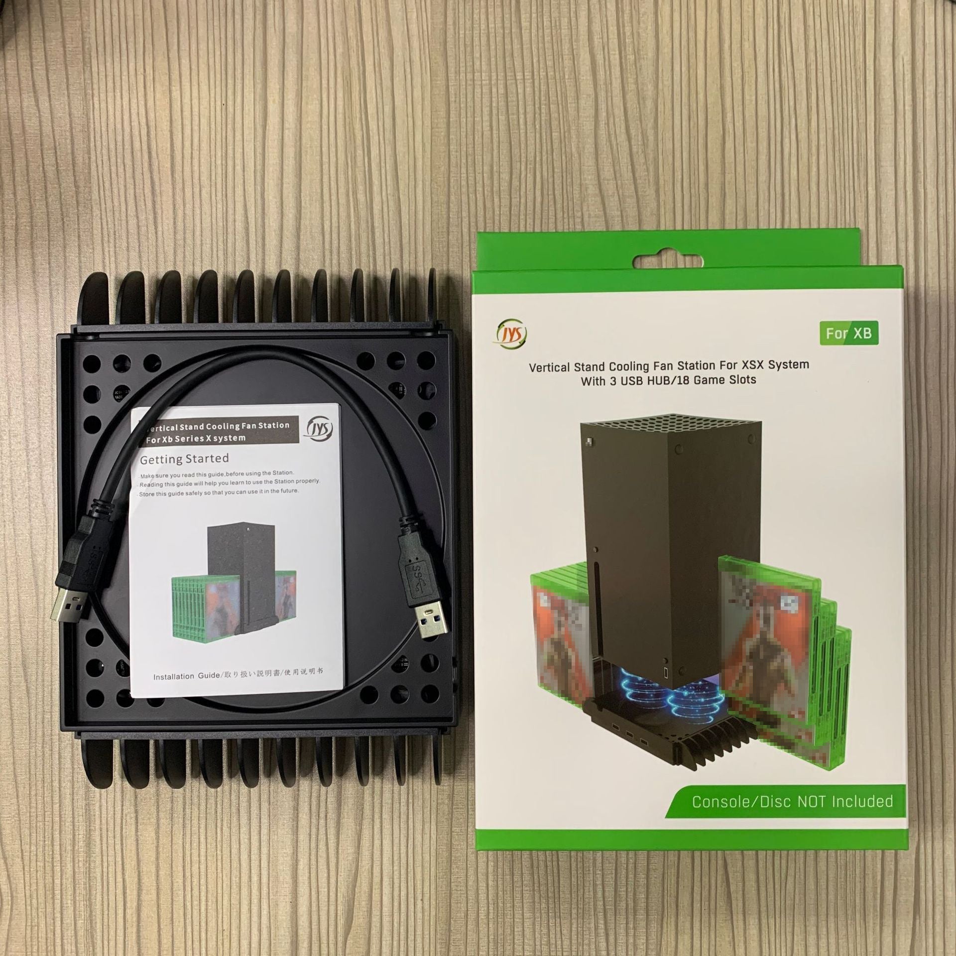 KTX-104019 Cooling Base and Game Disc Storage Rack for Xbox Series X