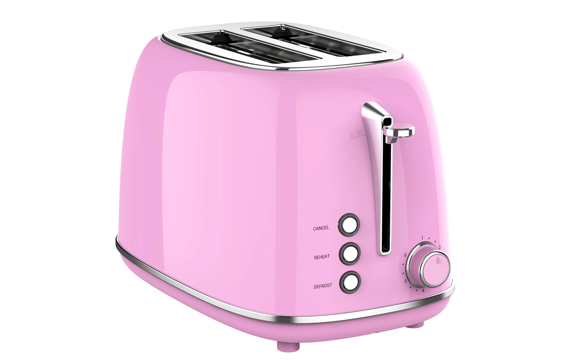 KTX-832403 Classic Stainless Steel 2-Slice Electric Toaster with Defrost Function