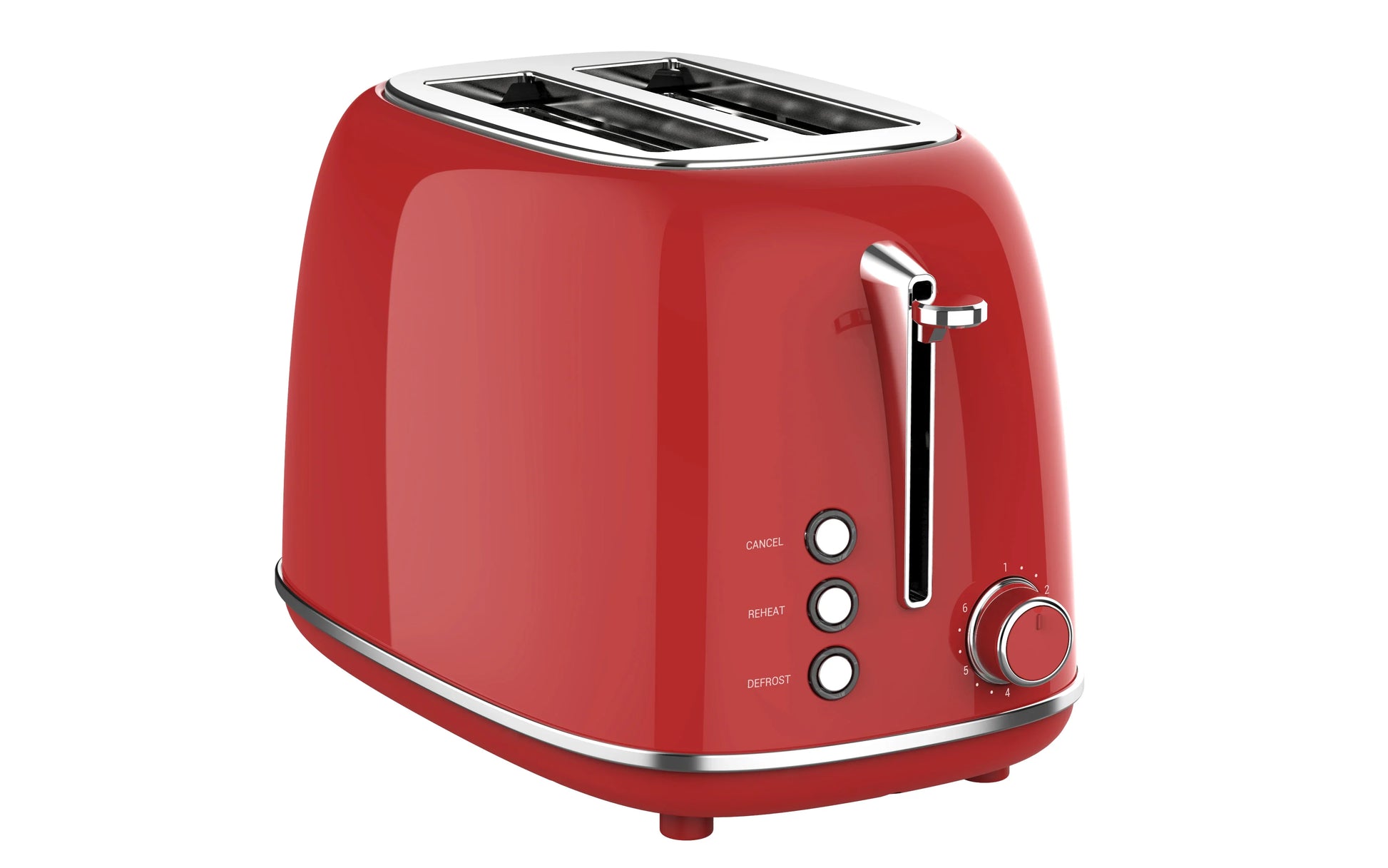 KTX-832403 Classic Stainless Steel 2-Slice Electric Toaster with Defrost Function