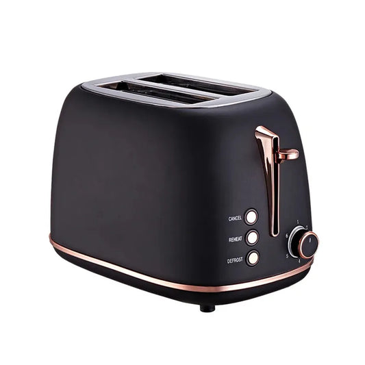 KTX-832403 Classic Stainless Steel 2-Slice Electric Toaster with Defrost Function