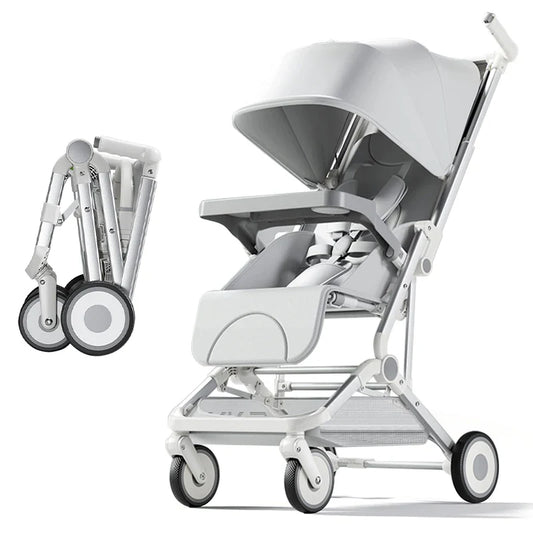 KTX-451987 3-in-1 Lightweight Foldable Stroller with Dinner Plate for Infants and Toddlers