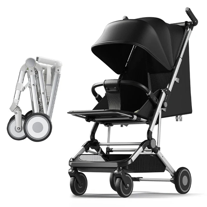 KTX-451987 3-in-1 Lightweight Foldable Stroller with Dinner Plate for Infants and Toddlers