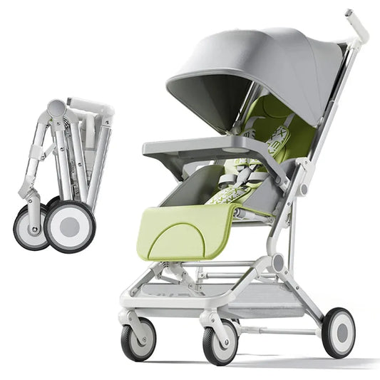 KTX-451987 3-in-1 Lightweight Foldable Stroller with Dinner Plate for Infants and Toddlers