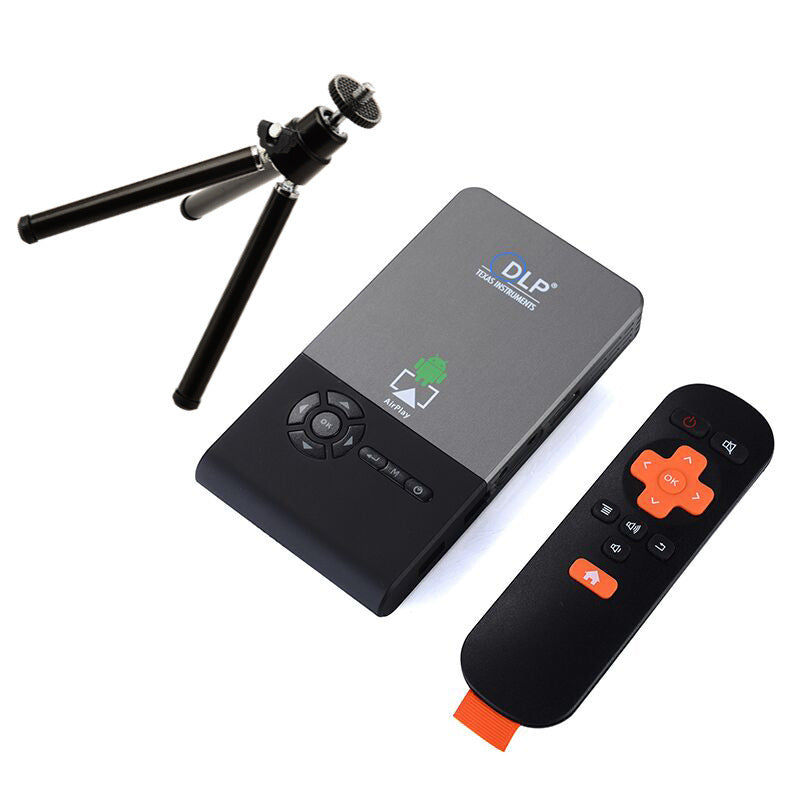 KTX-258323 Portable 3D DLP HD Projector - Wireless Mobile Phone Compatibility, 10-120 Inch Image Size, 3-3.5 Hours Standby Time