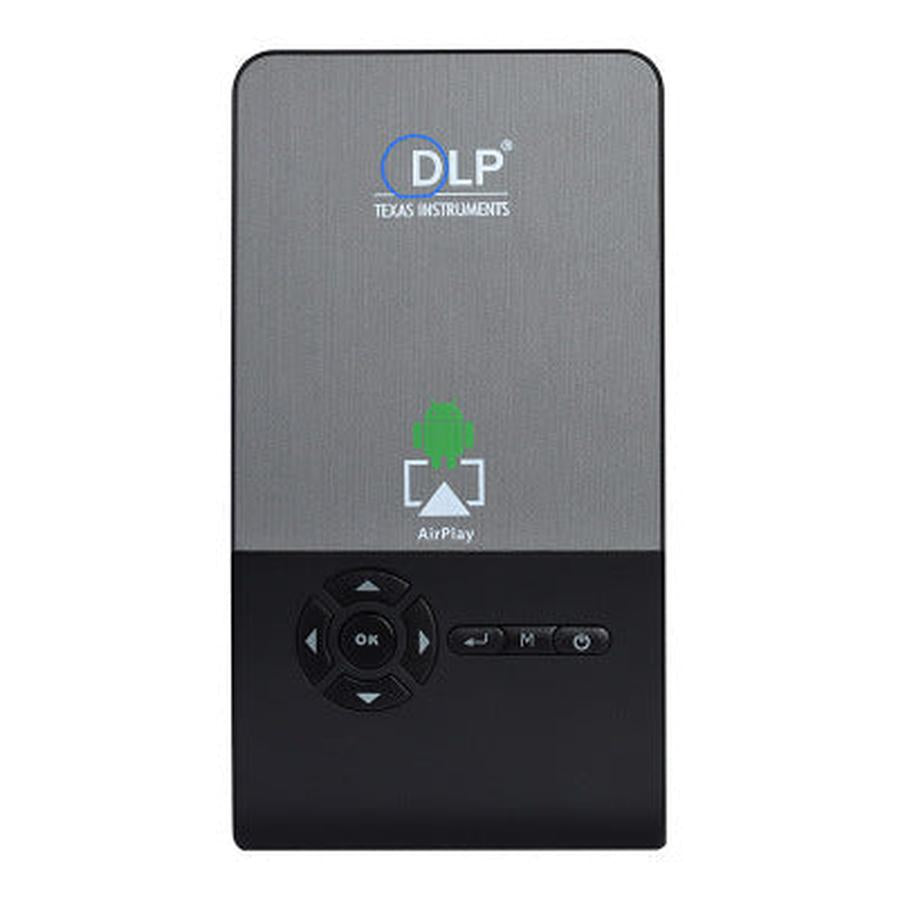 KTX-258323 Portable 3D DLP HD Projector - Wireless Mobile Phone Compatibility, 10-120 Inch Image Size, 3-3.5 Hours Standby Time