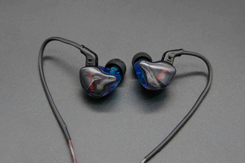 KTX-864595 In-Ear HiFi Headphones with Ring Iron Subwoofer, 20-40K Hz Frequency Response, 106 dB Sensitivity, 1.2m OFC Cable