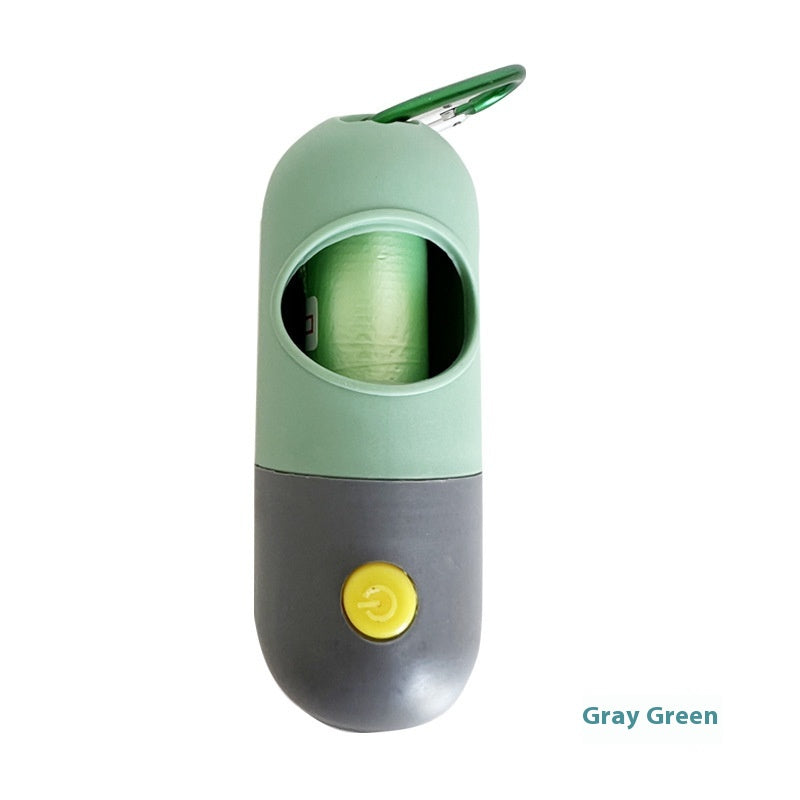 JMT-121354 LED Pet Waste Bag Dispenser for Dogs and Cats - Poop Scooper Bags Holder and Cleaning Accessory
