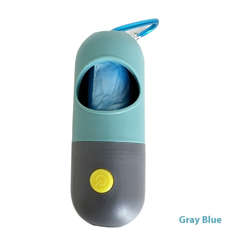 JMT-121354 LED Pet Waste Bag Dispenser for Dogs and Cats - Poop Scooper Bags Holder and Cleaning Accessory