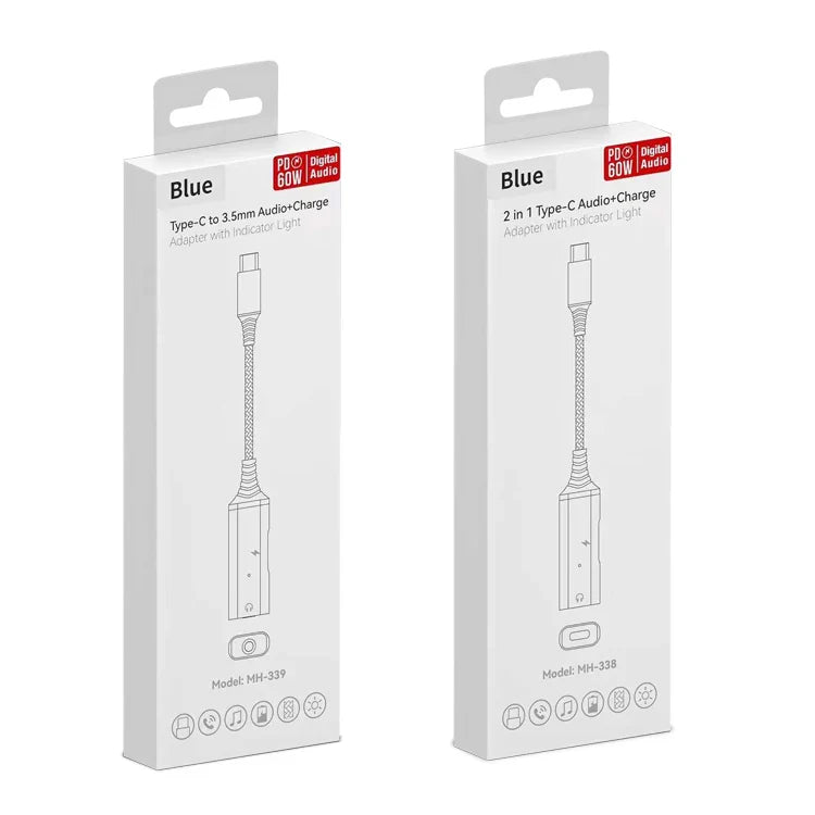 KTX-691283 2 in 1 USB C Headphone and Charger Adapter for iPhone 15/15 Pro and Samsung Devices