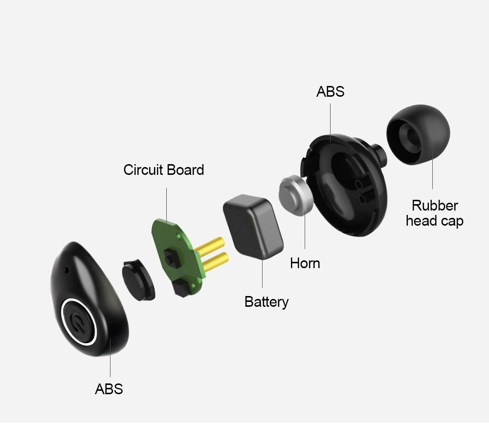 KTX-163667 Bluetooth Wireless Headset with Music Control and Hands-Free Calling