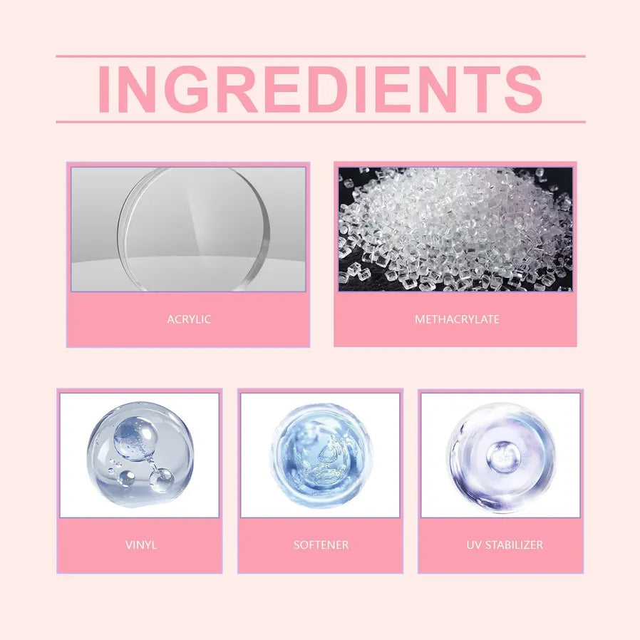 JMT-123786 Tooth Gem Application Kit with Silver Gems, Adhesive, and UV Light