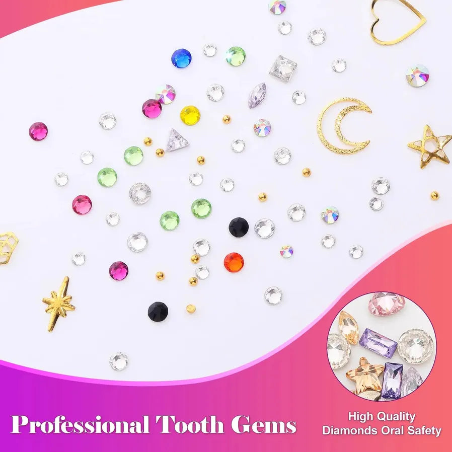 JMT-124938 Fashionable Tooth Gems for Dental Decoration - Crystal Teeth Jewelry Ornaments