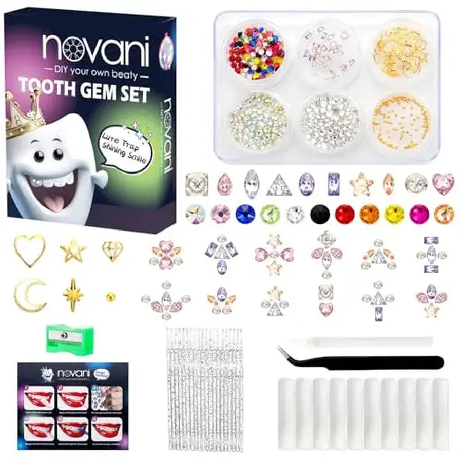 JMT-124938 Fashionable Tooth Gems for Dental Decoration - Crystal Teeth Jewelry Ornaments