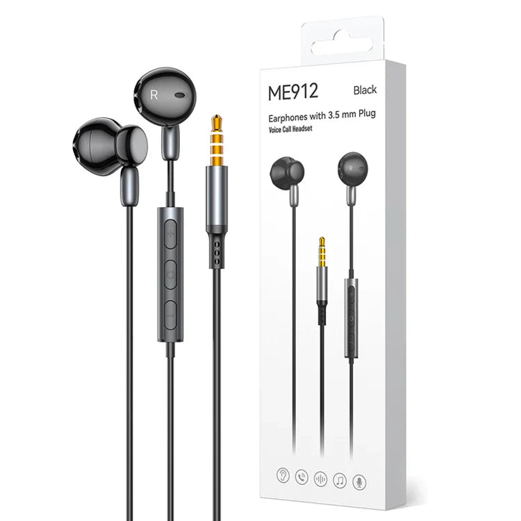 KTX-830355 Universal Wired Earbuds with Microphone and Enhanced Bass for Android Devices