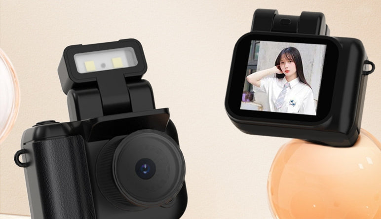 KTX-200019 Compact HD Digital Camera for Students - Portable Retro Design for Vlogging and Travel