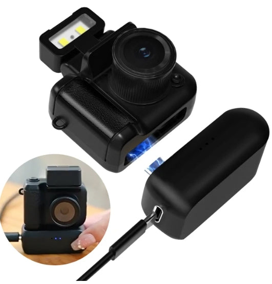 KTX-200019 Compact HD Digital Camera for Students - Portable Retro Design for Vlogging and Travel